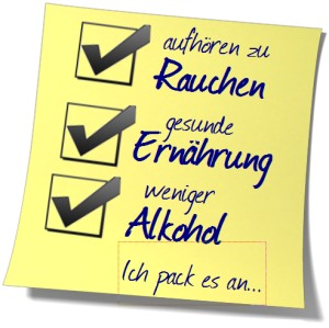 gute Vorsätze gute Vorsätze